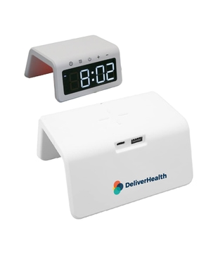 Wireless Charging Hub With Ambient Light and Display Clock